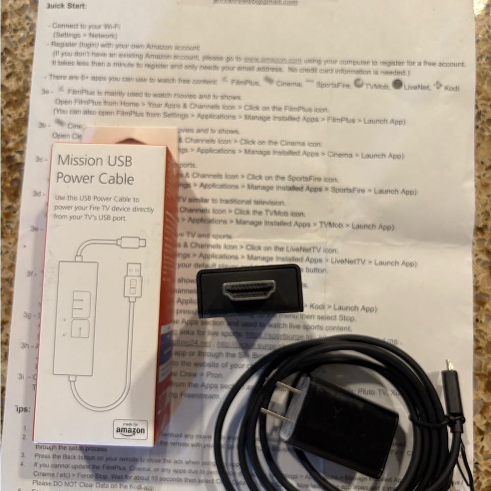 Amazon Fire Stick: Preloaded
